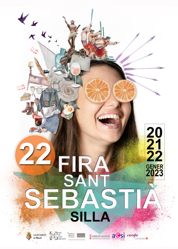 50x70 CARTELL SANT SEBASTIA 2023 baja